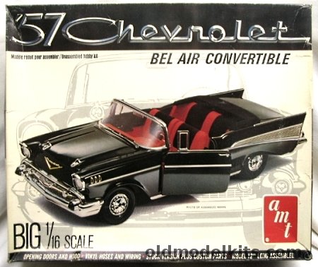 AMT 1/16 1957 Chevrolet Bel Air Convertible, T845 plastic model kit